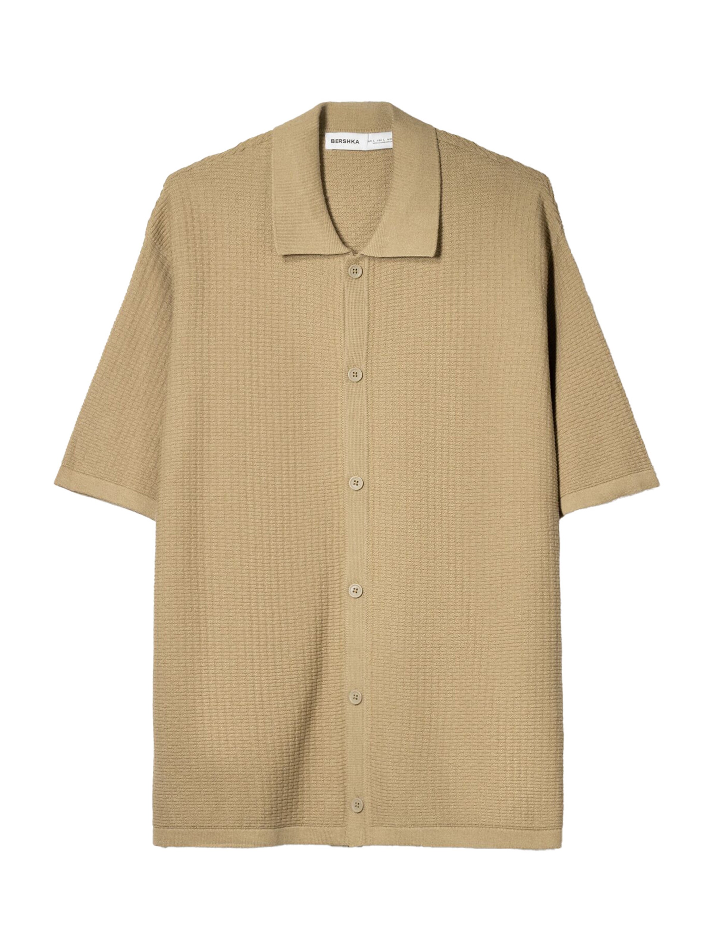 Bershka Chemise en cappuccino, Vue avec produit