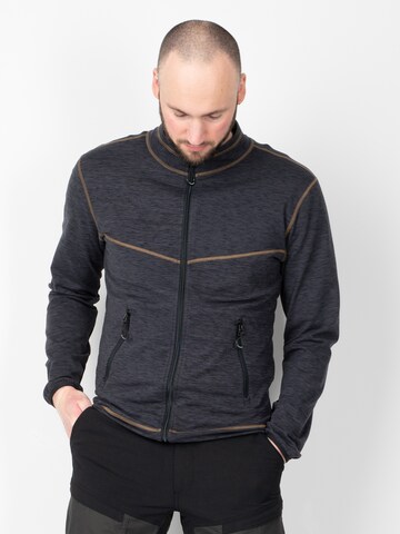 Sunwill Fleece jas 'Urban Track ' in Zwart