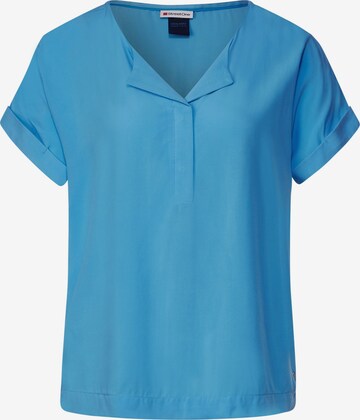 STREET ONE Blouse in Blauw: voorkant