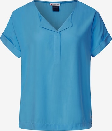 STREET ONE Blouse in Blauw: voorkant