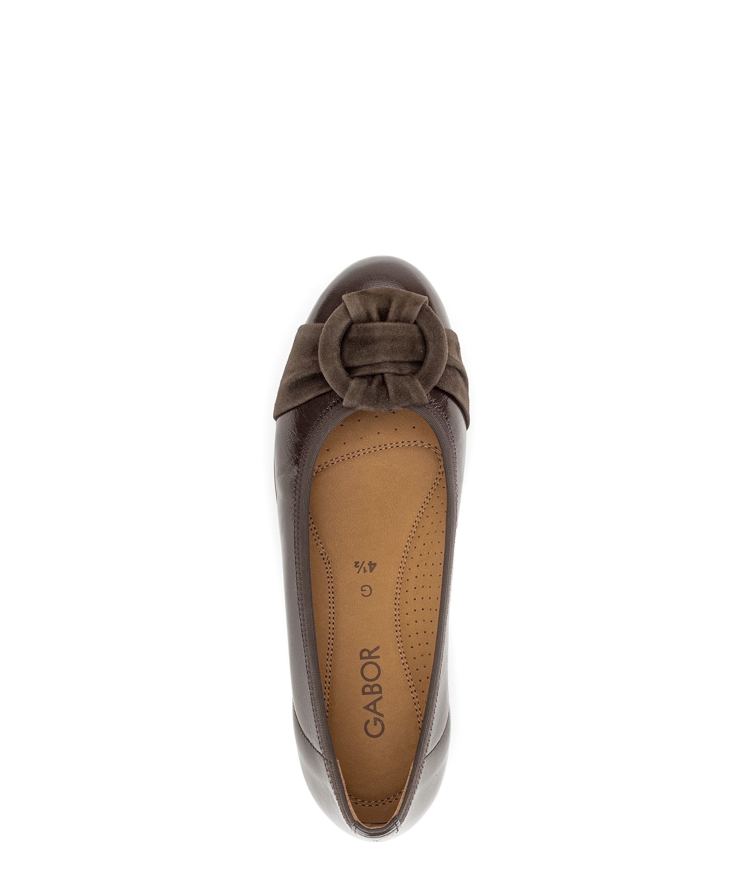 GABOR Ballet Flats in Brown