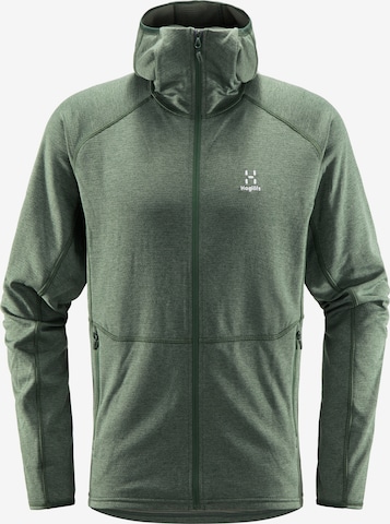 Haglöfs Athletic Fleece Jacket 'Skuta' in Green: front