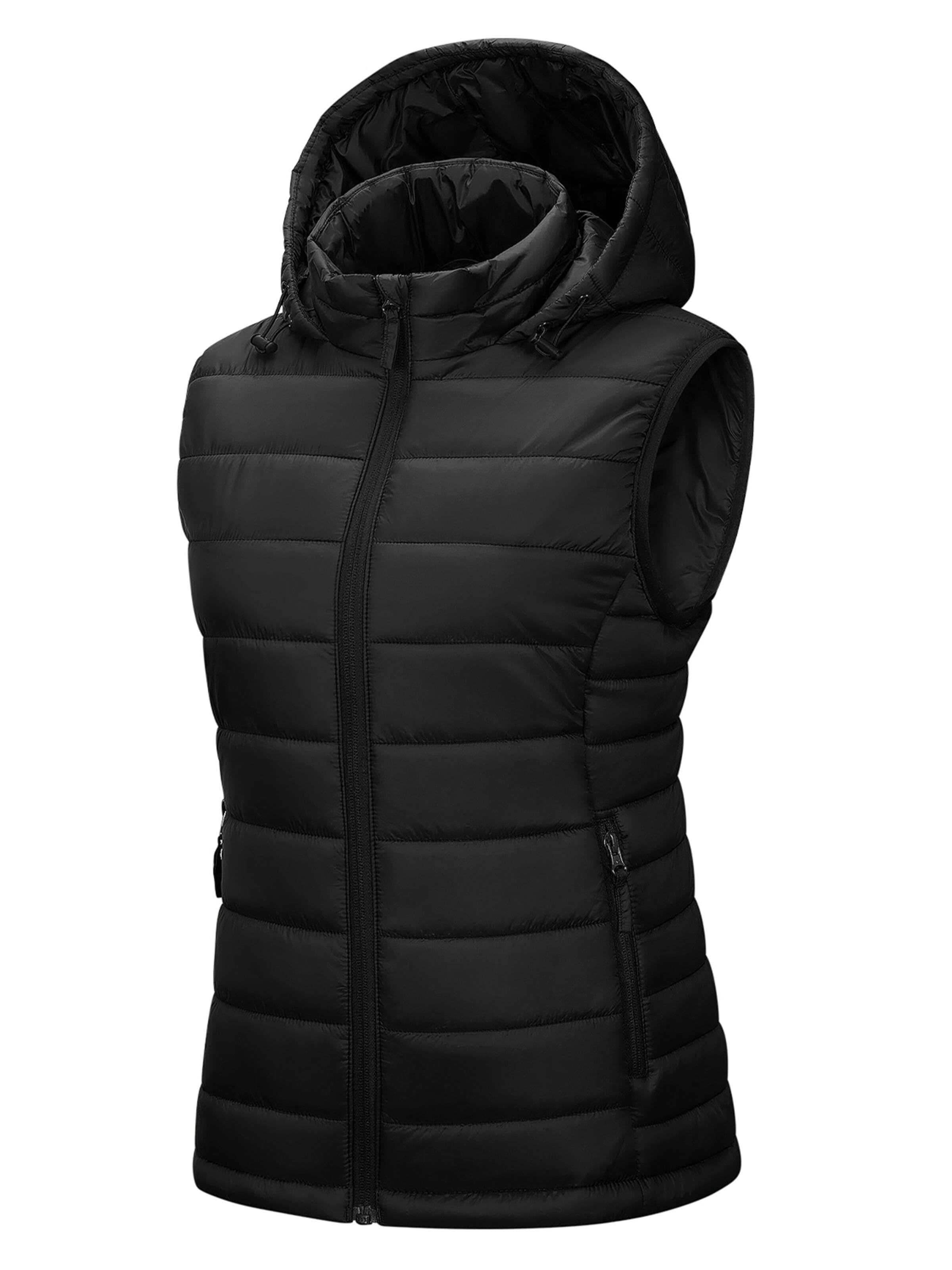 33,000ft Vest '33,000ft Women’s Puffer Gilet' in Black: front