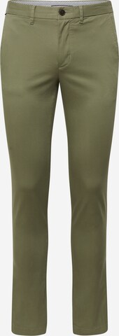 TOMMY HILFIGER - Calças chino 'Bleecker' em verde: frente