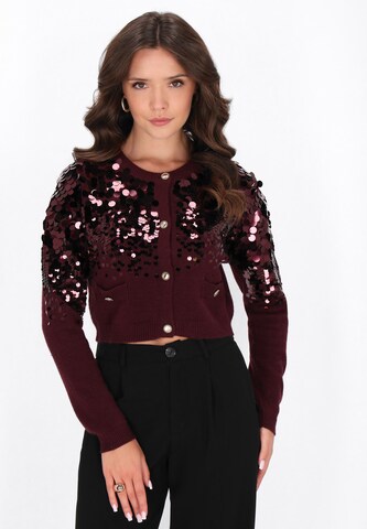 faina Knit cardigan in Mixed colours: front