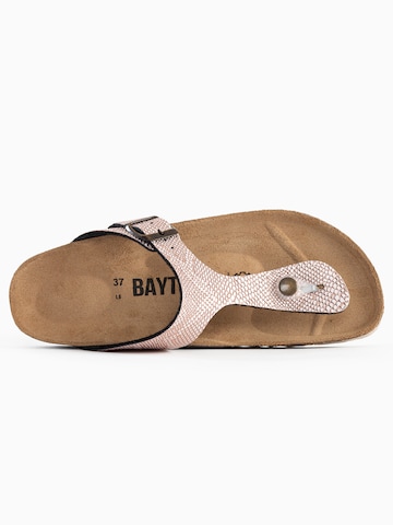 Bayton T-Bar Sandals 'Mercure' in Brown