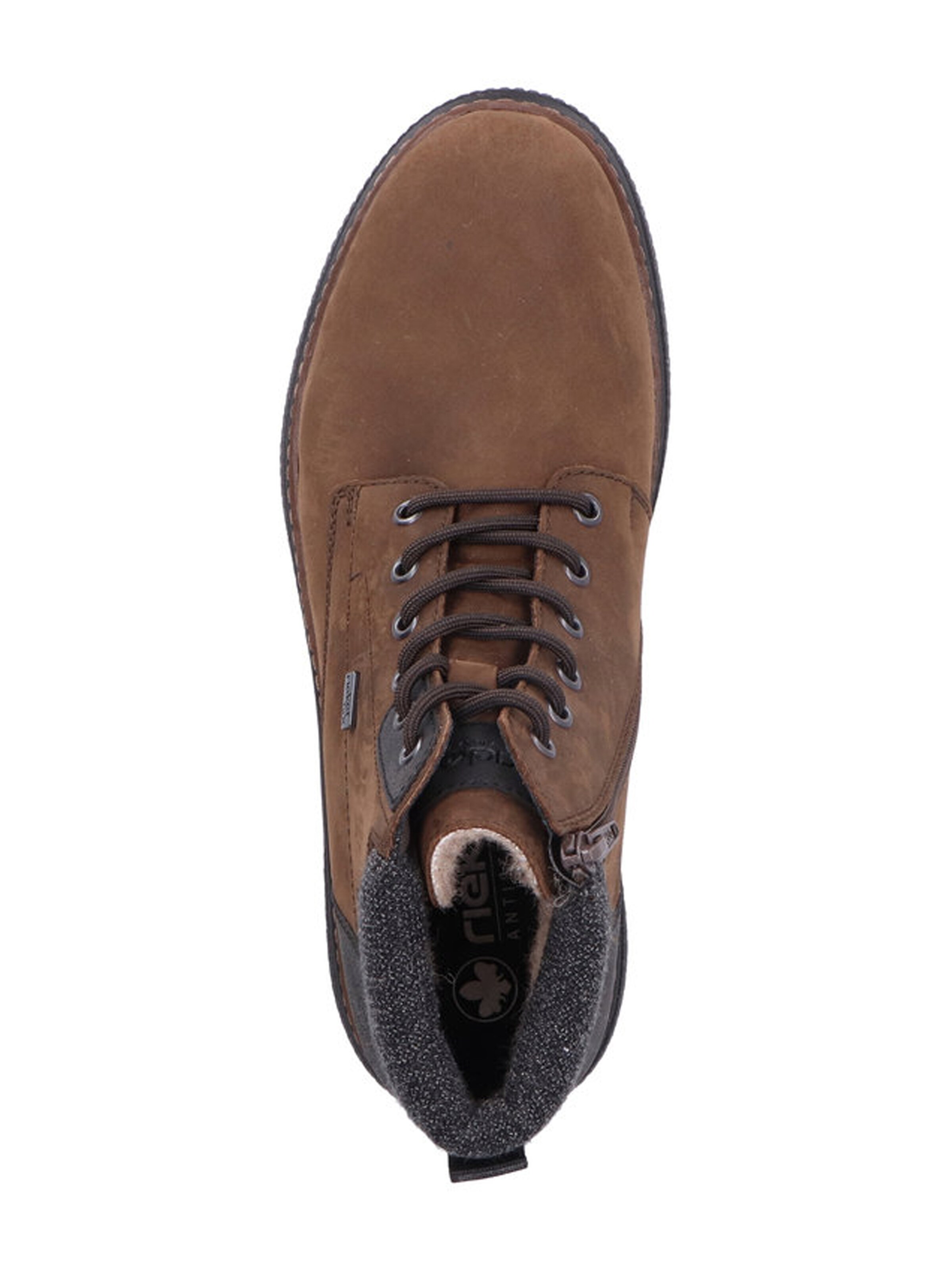 Bottines à lacets Rieker en marron