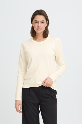 ICHI - Camiseta 'IHLuls' en beige: frente