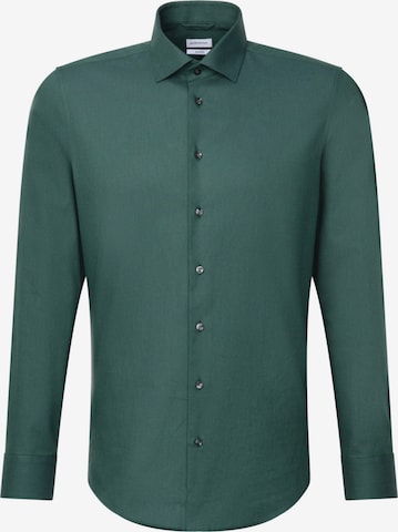 Chemise business SEIDENSTICKER en vert : devant