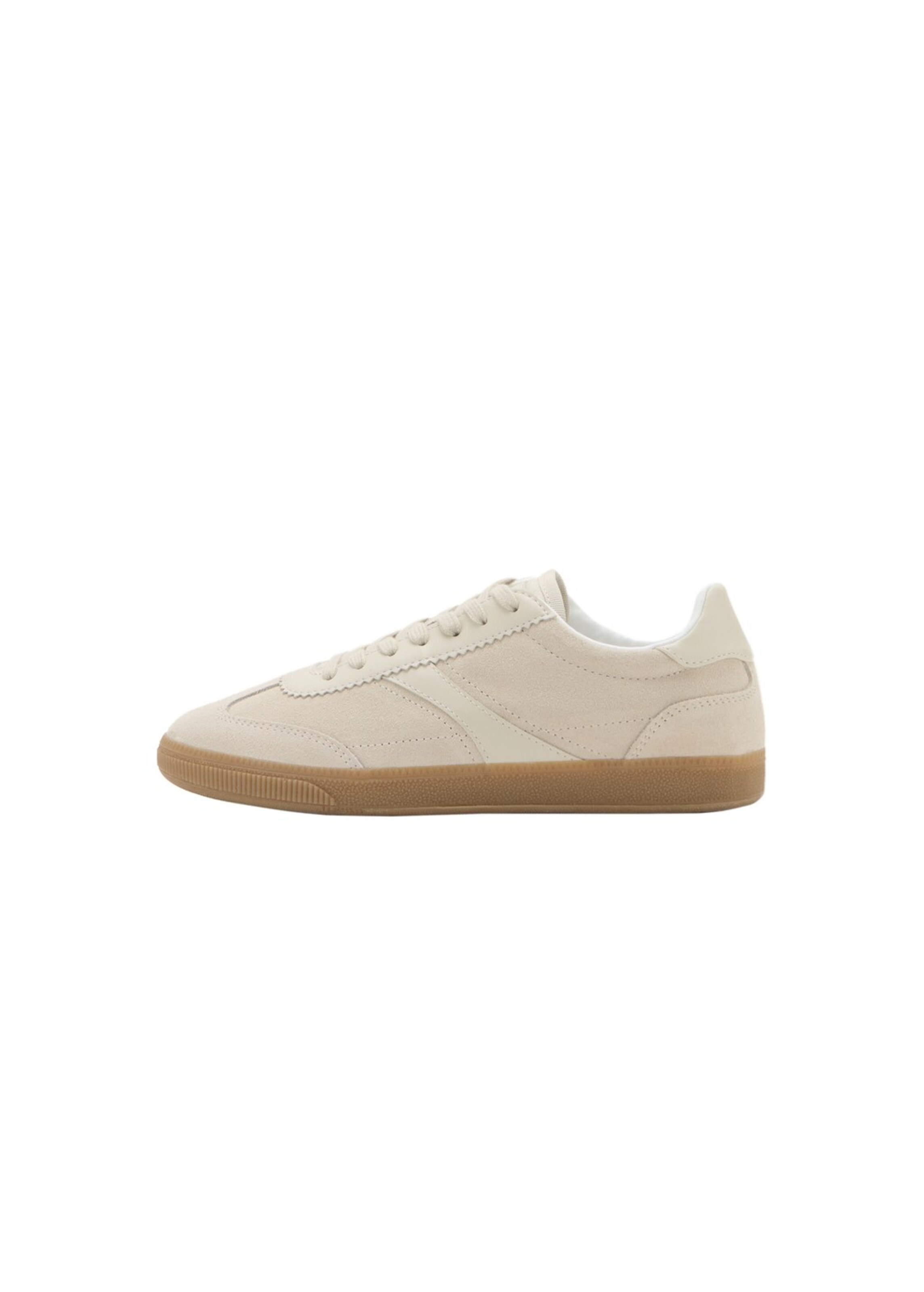 MANGO Sneakers 'Camy' in Sand / White, Item view