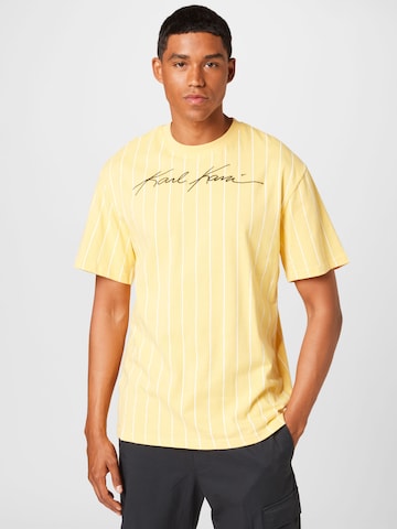 Karl Kani Shirt in Yellow: front