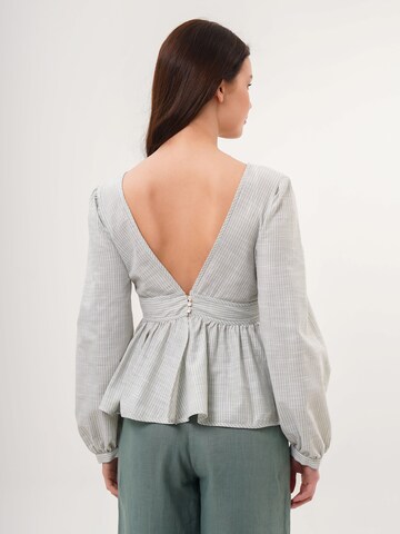 FRESHLIONS Blouse 'Brielle' in Groen