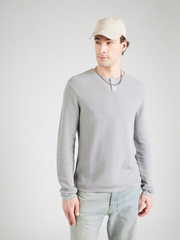 QS Pullover i grå: forside