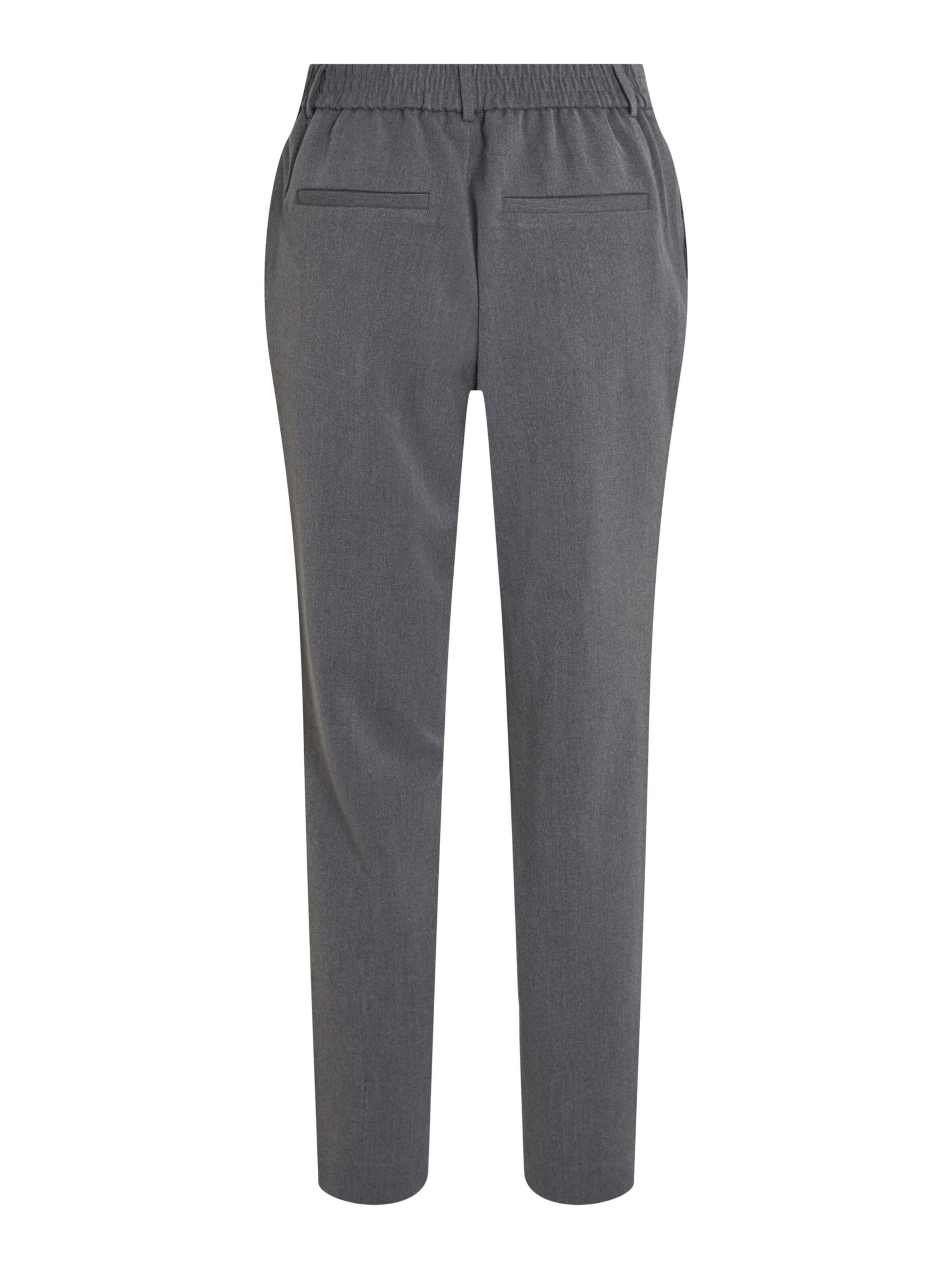 VILA - Tapered Pantalón plisado 'Varone' en gris