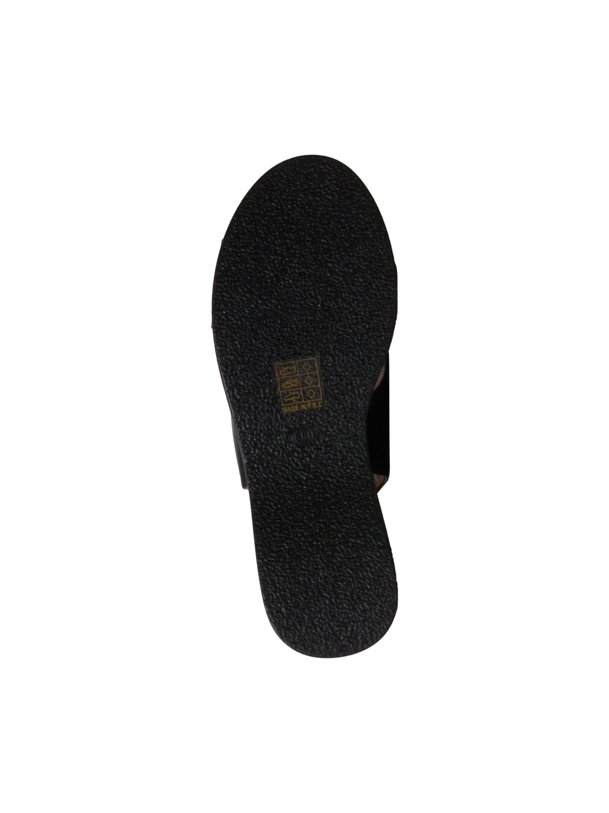 Sandales 'Sandalen mit Keilabsatz und Riemchen von R and BE' Super Mode en noir