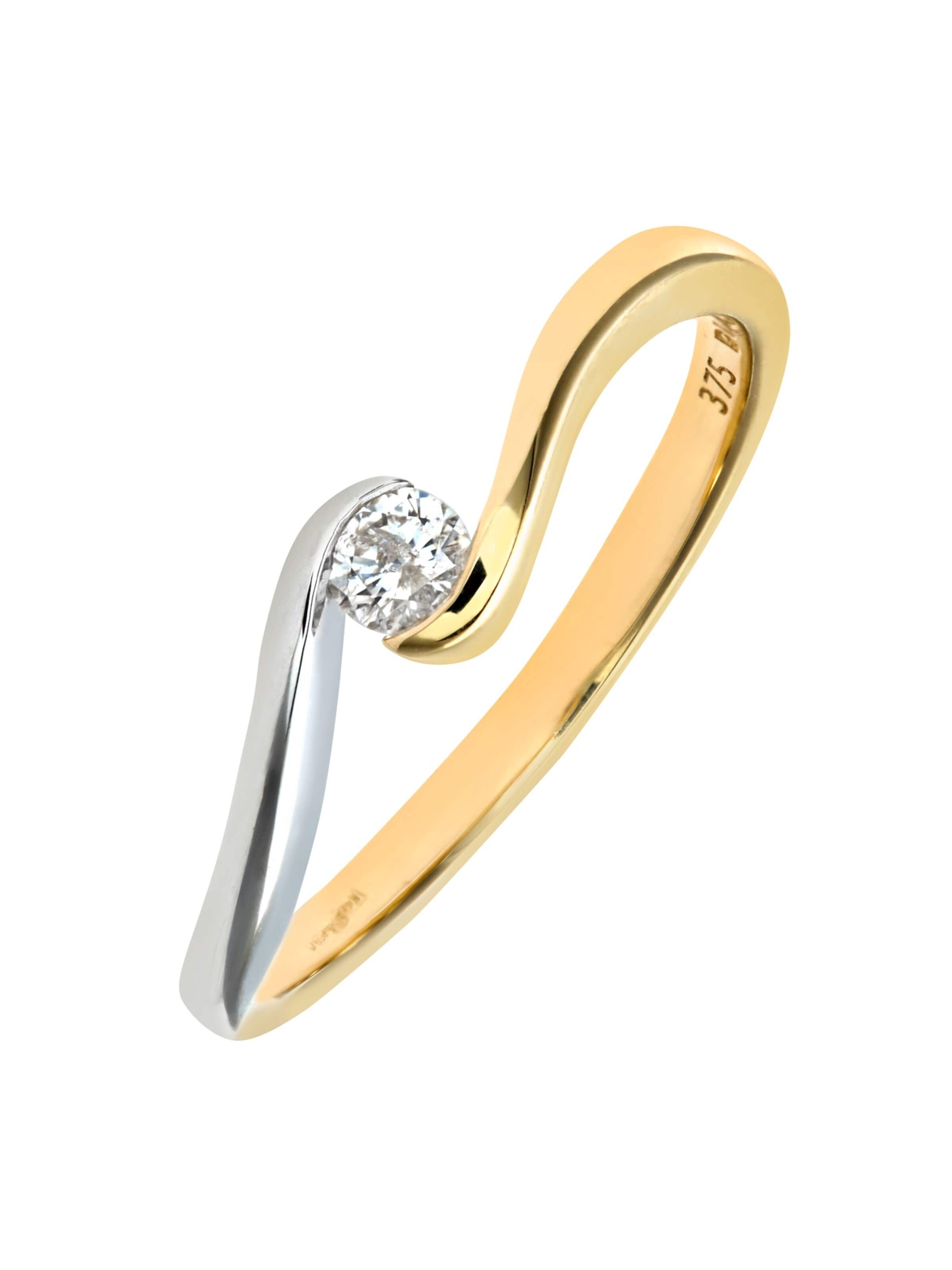 DIAMANT LETERNEL Ring in Gold: front