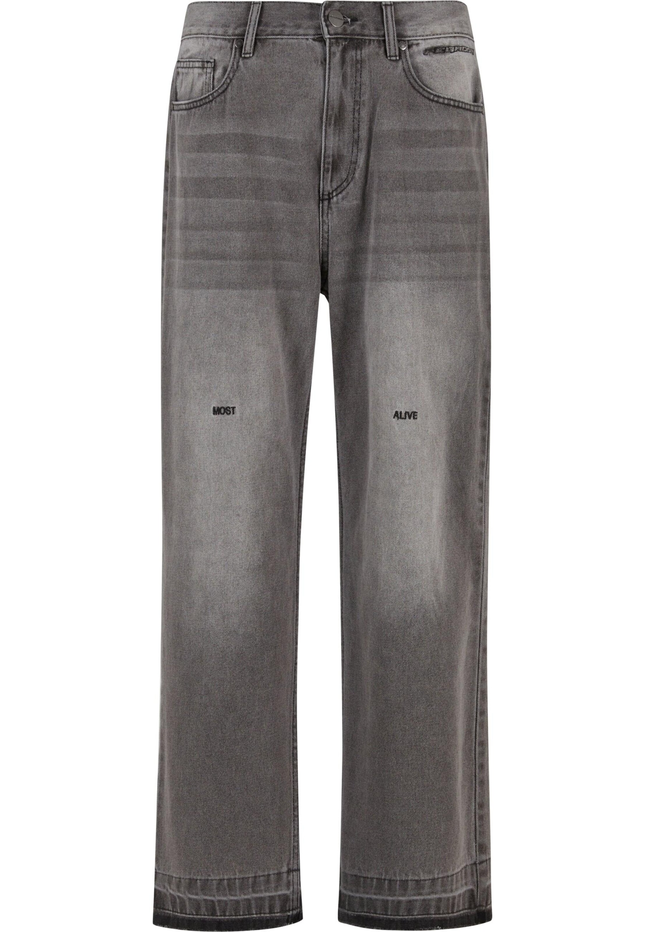 Pegador Loosefit Jeans 'Barrow' in Grijs: voorkant