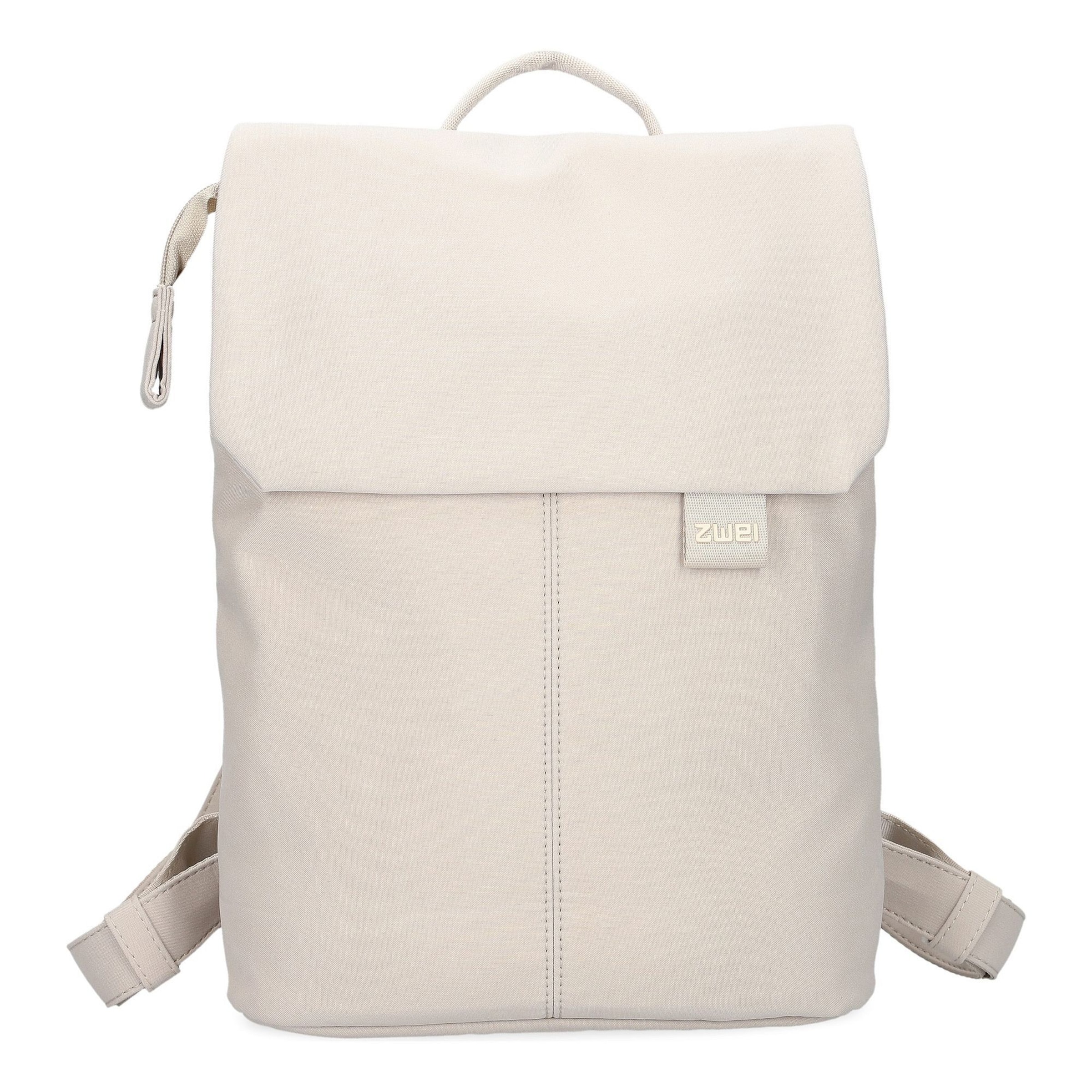 ZWEI Backpack 'Mademoiselle' in White: front