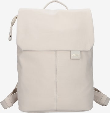 ZWEI Backpack 'Mademoiselle' in White: front