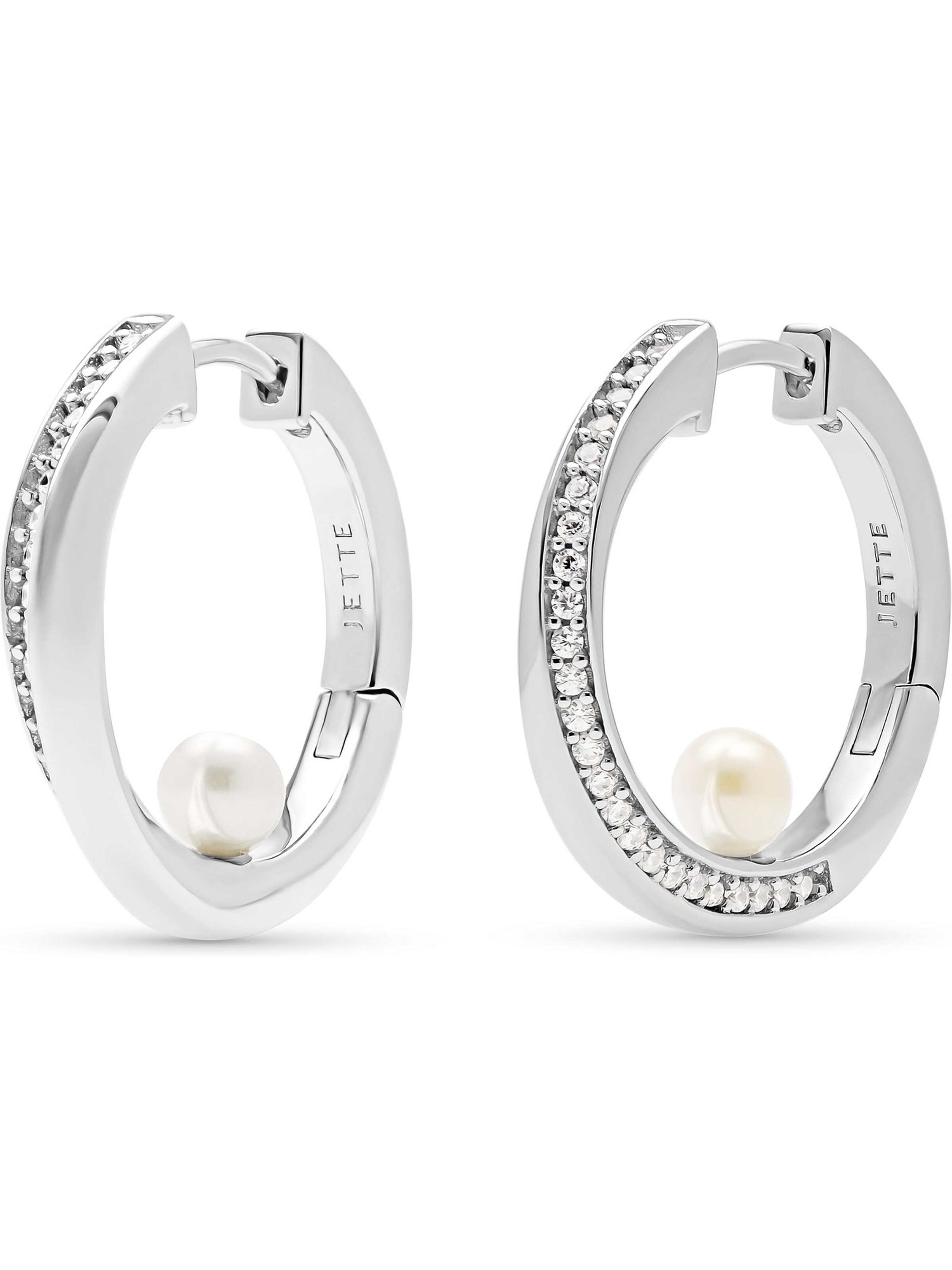 JETTE Ohrringe in Silber: Vorderseite