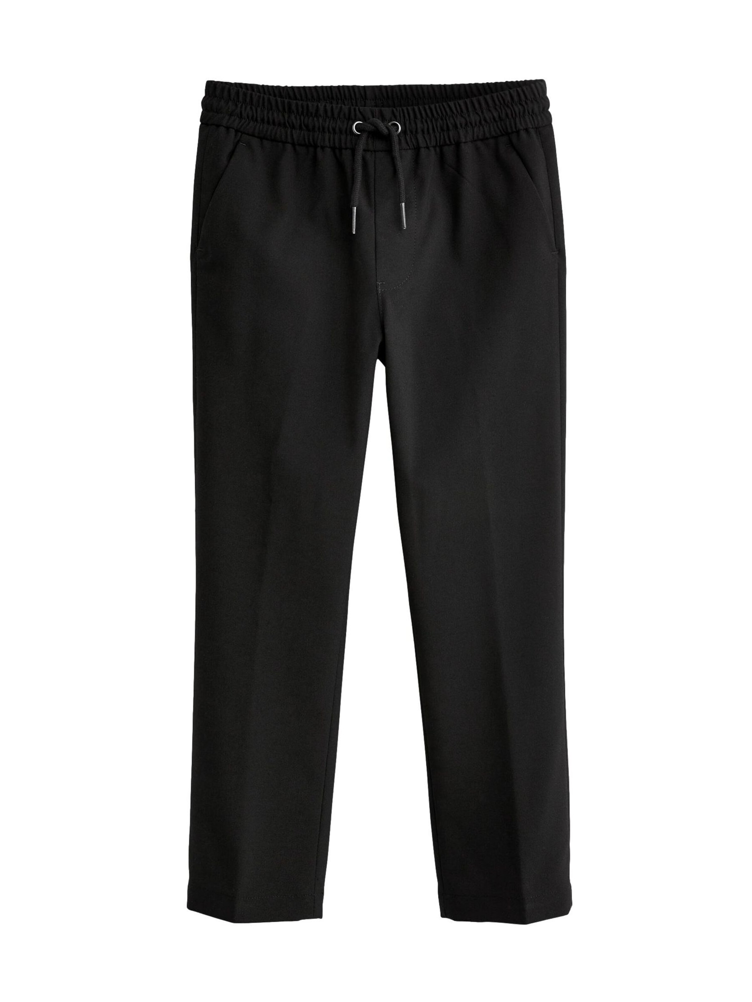 Next Regular Trousers in Black: front