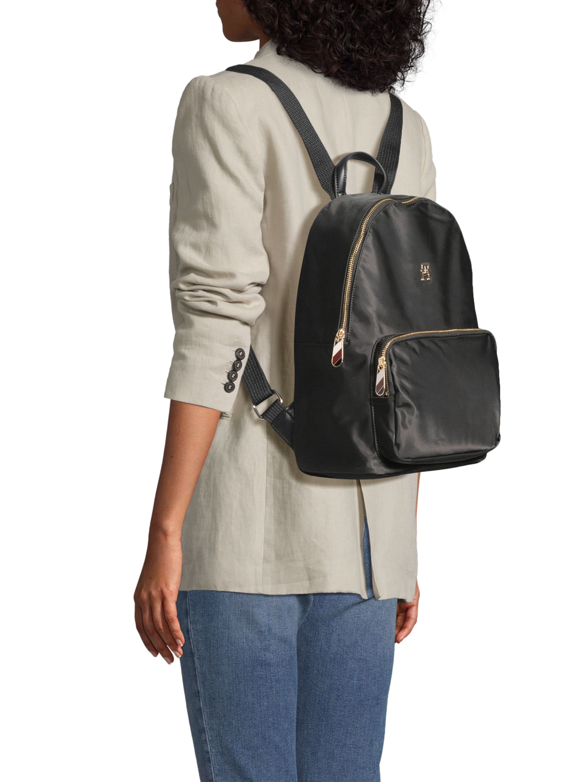 TOMMY HILFIGER Backpack 'POPPY' in Black