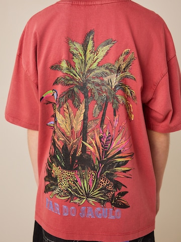 T-Shirt Next en rouge