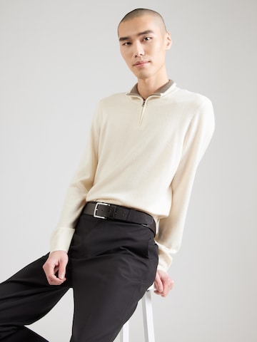 Pullover 'Hemarlo' di BOSS in bianco: frontale