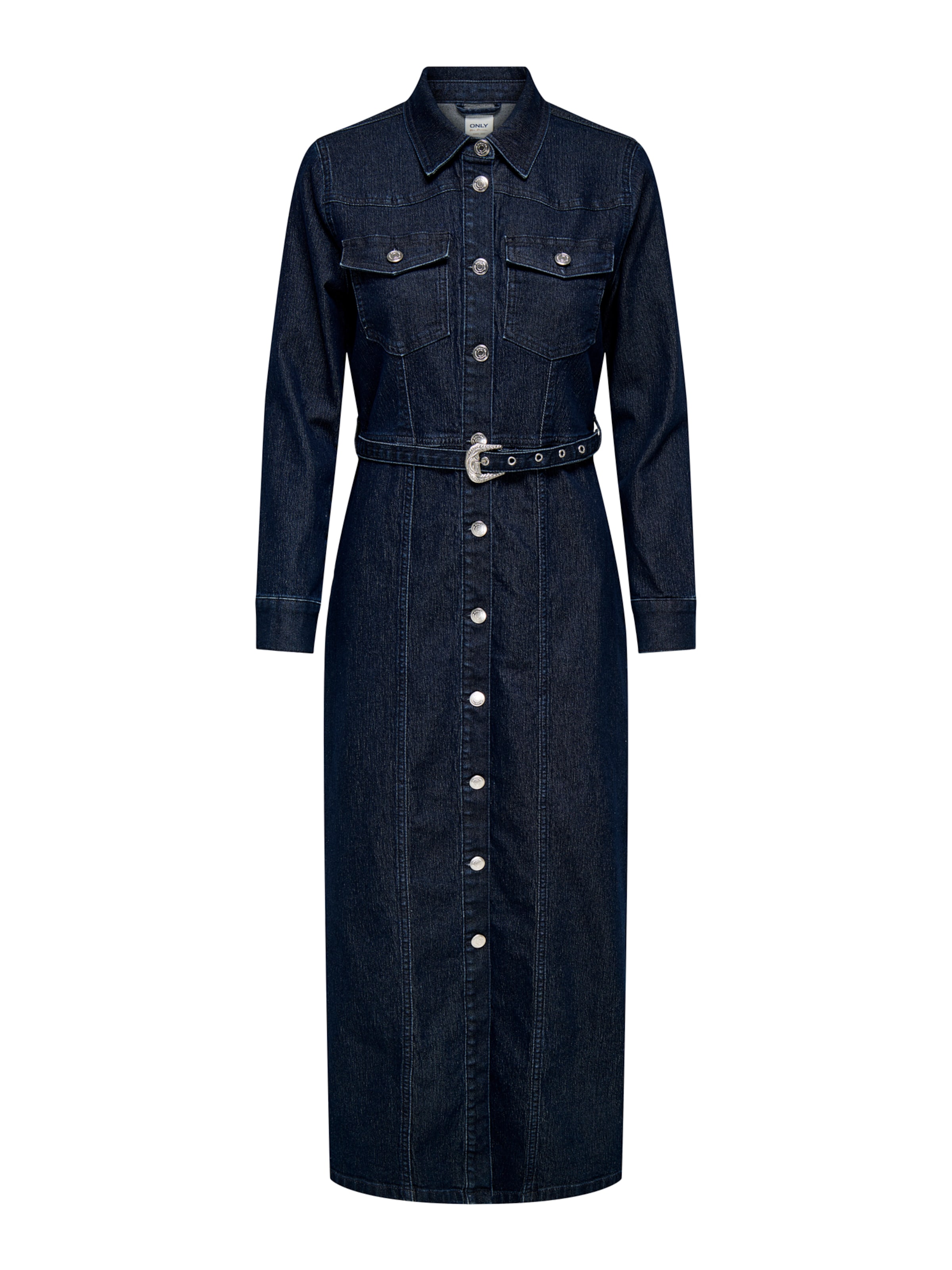 ONLY Skjortklänning 'ONLMYTH' i blå: framsida