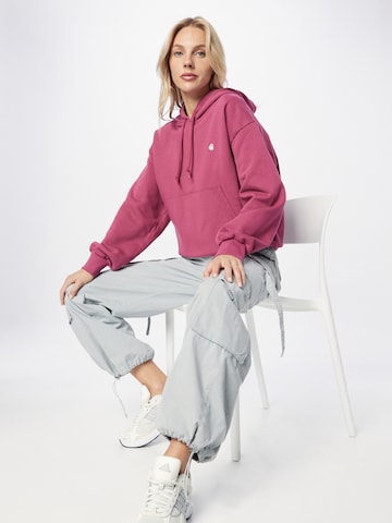 Carhartt WIP Sweatshirt 'Casey' in Pink