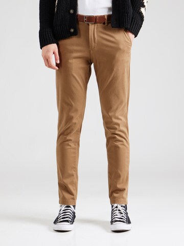 JACK & JONES Slimfit Chino nadrág 'JPSTMARCO JJLEGACY' - bézs: elől