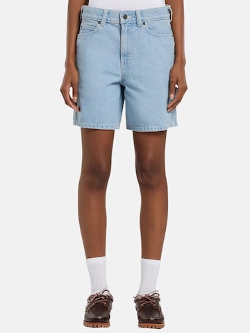 DICKIES Normalny krój Spodnie 'DICKIES 993 7 INCH CARPENTER SHORT BERMUDA' w kolorze niebieski: przód
