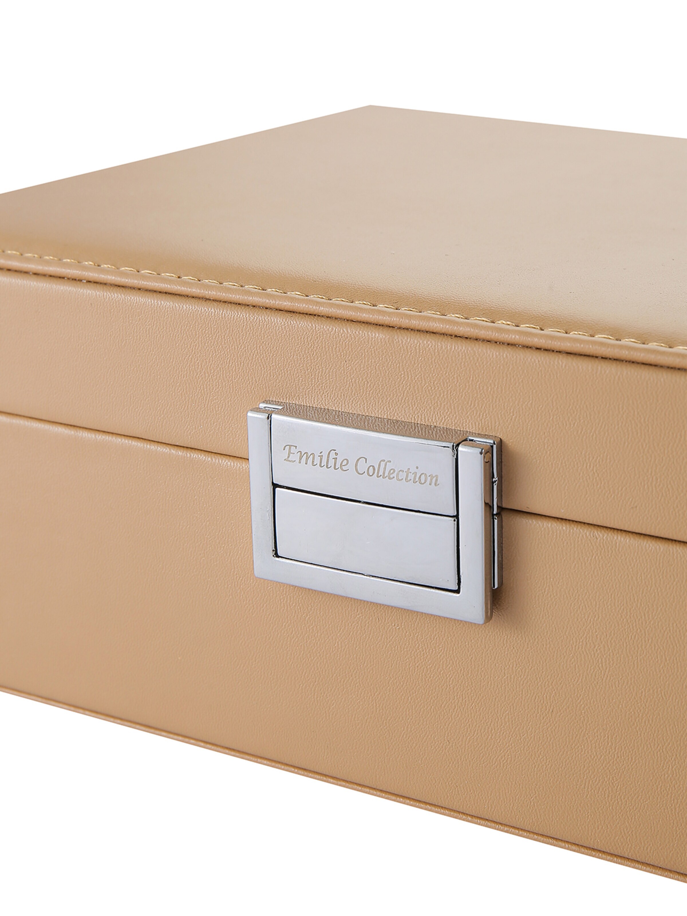 Portagioie 'Jewelry box' di Emilie collection in beige