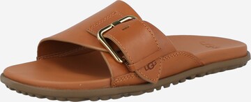 UGG Muiltjes in Bruin: voorkant