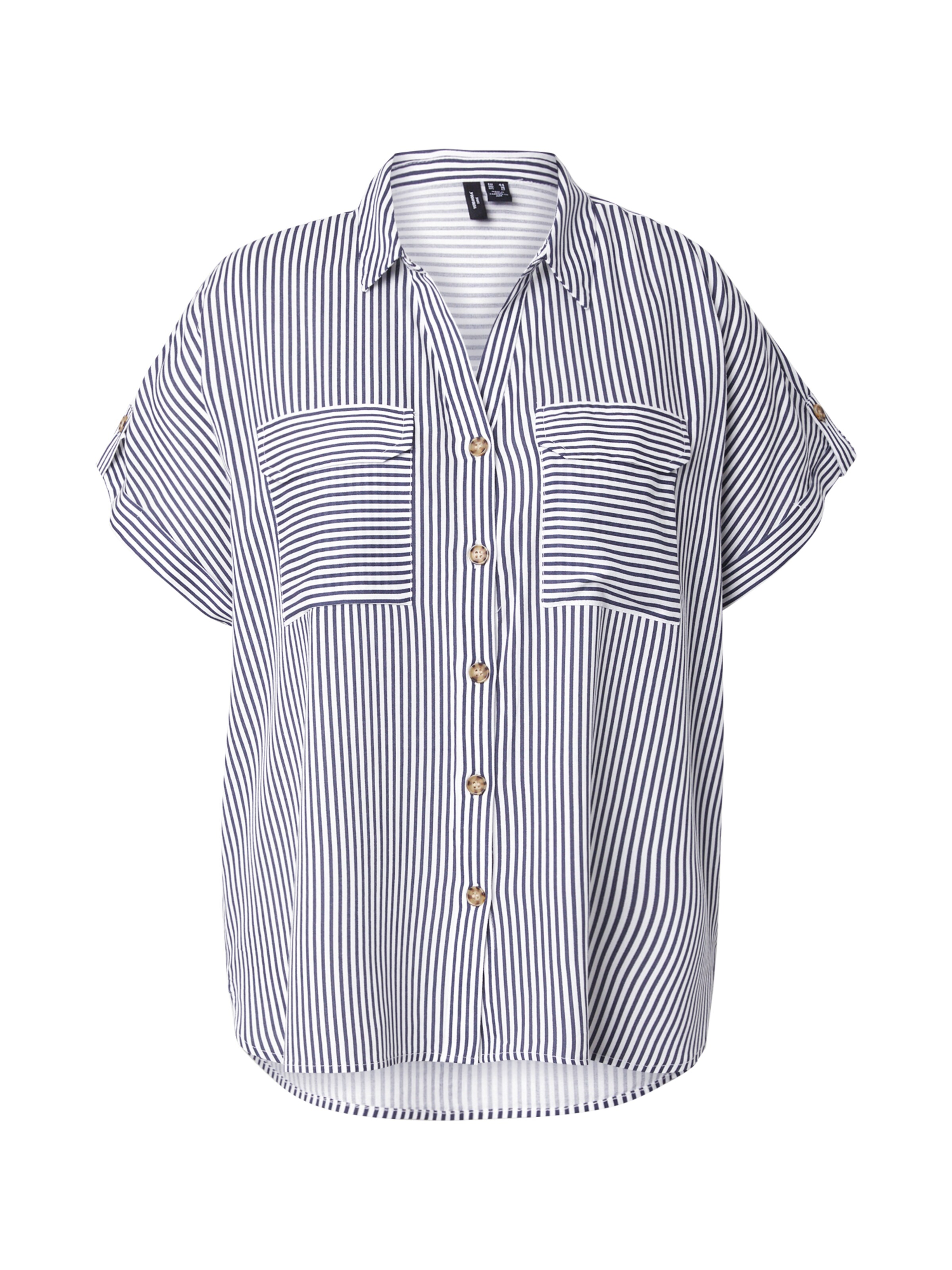 Vero Moda Curve Μπλούζα 'VMCBUMPY' σε μπλε: μπροστά