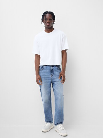 Bershka Loosefit Jeans i blå