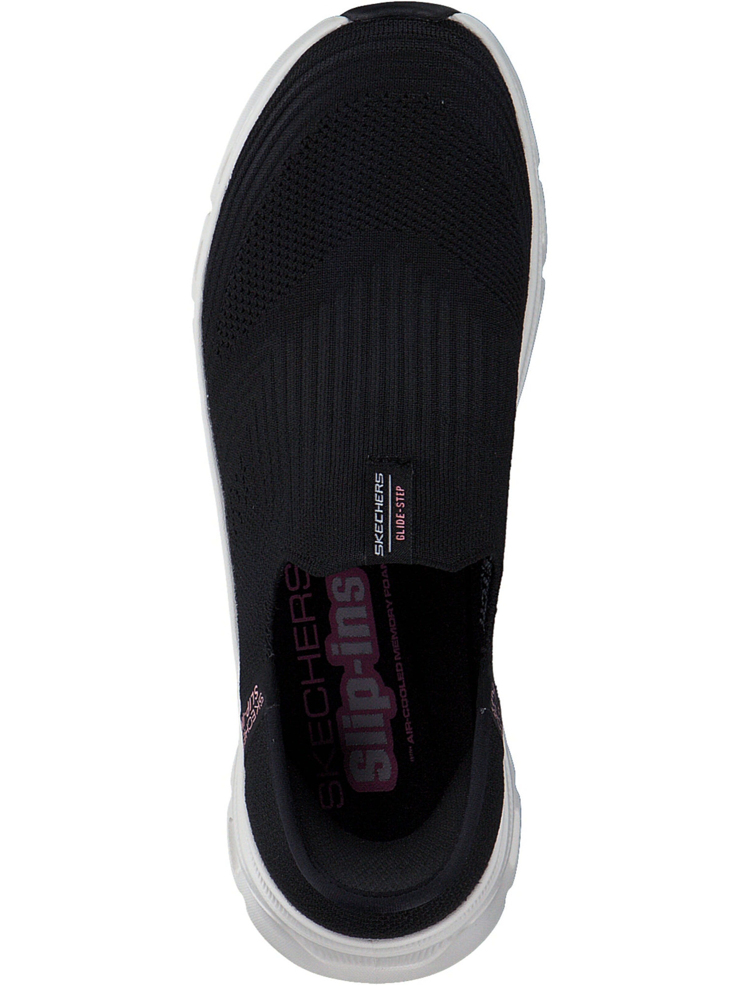 SKECHERS Slip-on in Zwart