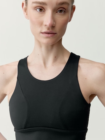 Born Bustier Sport bh 'Elin' in Zwart