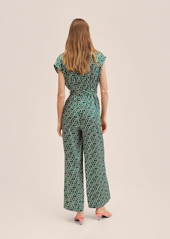 MANGO Jumpsuit 'Chain' in Green