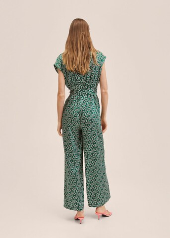 MANGO Jumpsuit 'Chain' in Grün