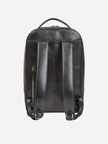NEGOTIA Leather Backpack 'Alpha' in Black