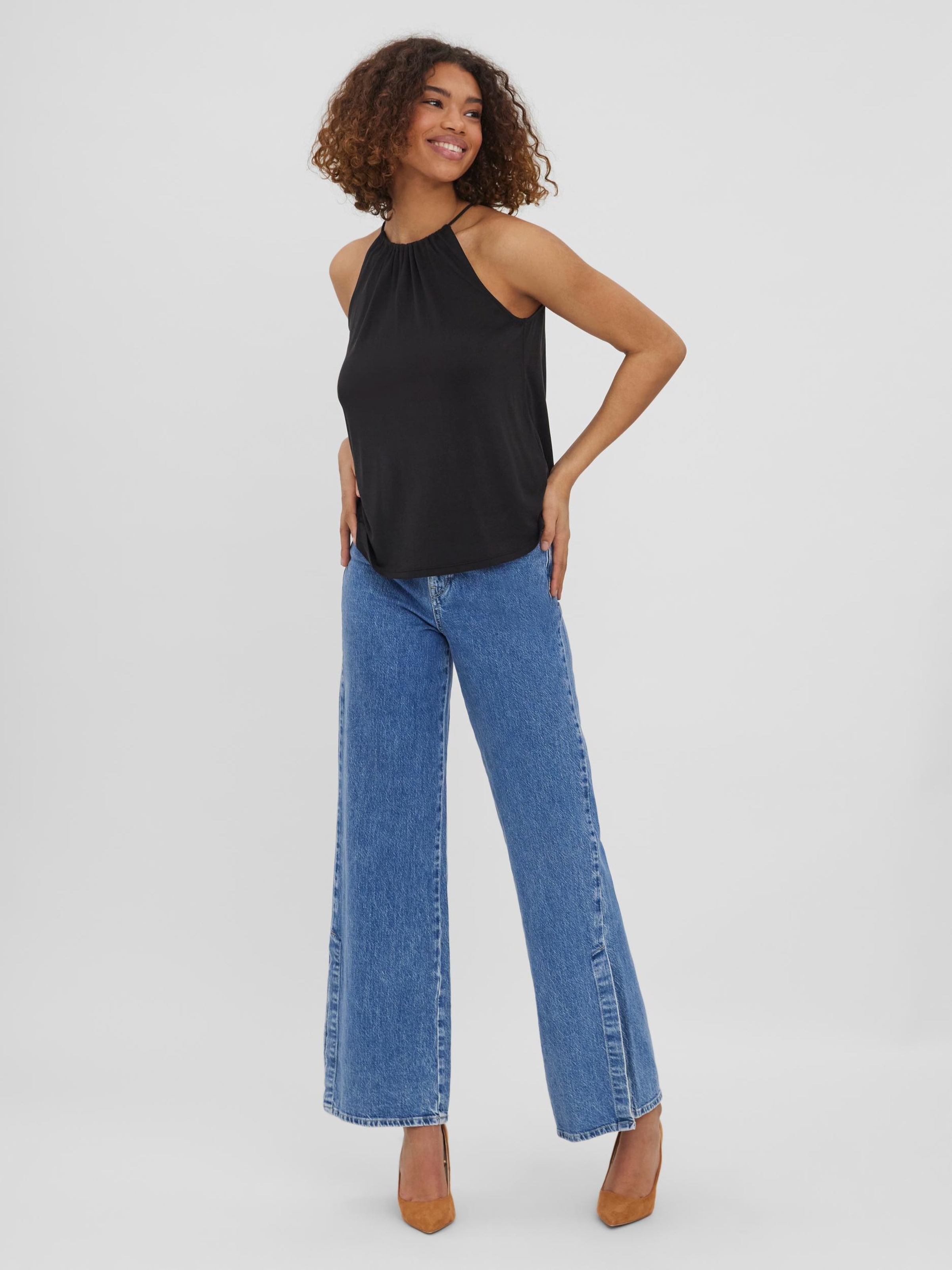 Frauen Shirts & Tops VERO MODA Top 'TAYLORBIA' in Schwarz - CL34283 Frauen Shirts & Tops VERO MODA Top 'TAYLORBIA' in Schwarz - CL34283