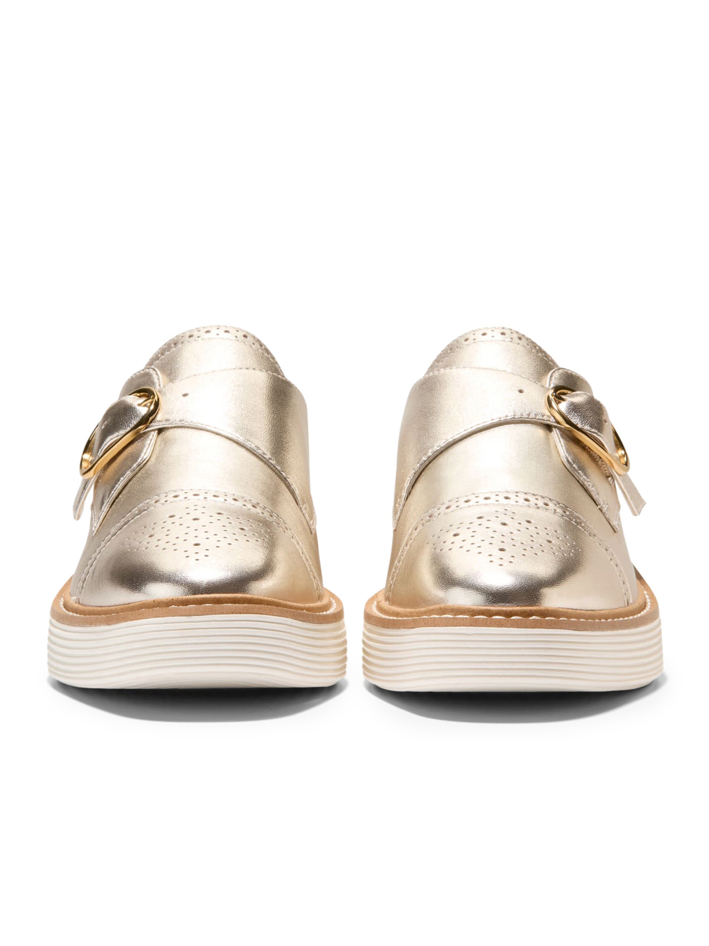 Cole Haan Slipper 'Originalgrand Monk Strap' in Gold