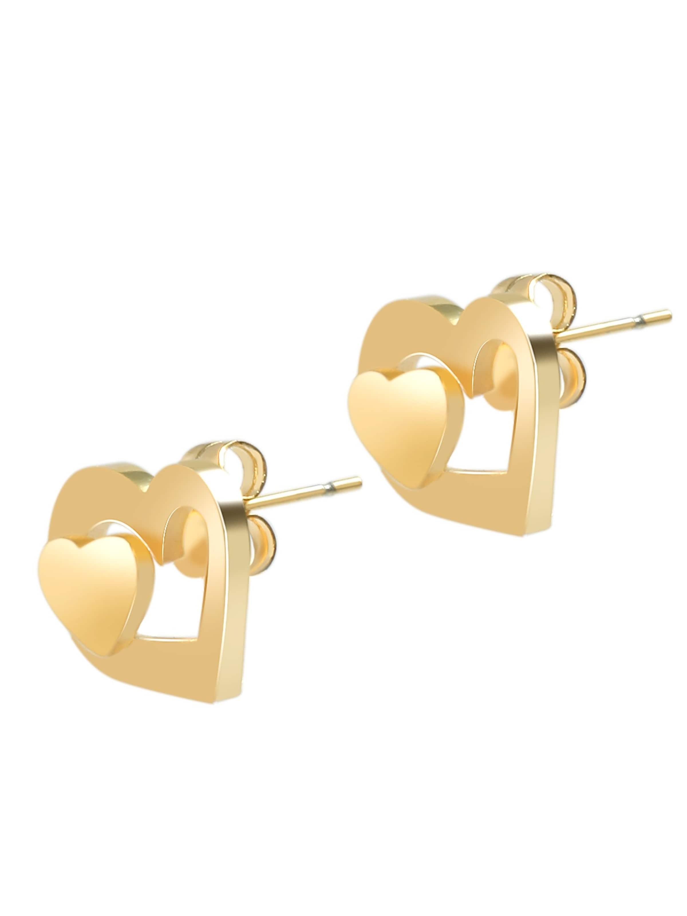 Akzent Schmuckset 'Edelstahl silber'‌‌‌‌‌‌‌‌‌ in Gold