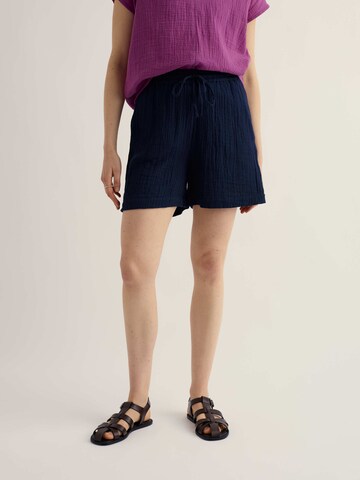 Wide Leg Pantalon 'Tide Flow' Seasalt Cornwall en bleu : devant