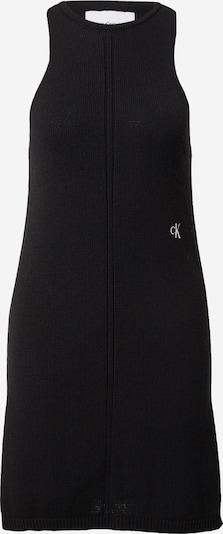 Rochie tricotat Calvin Klein Jeans pe negru / alb, Vizualizare produs