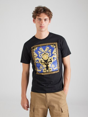 19V69 ITALIA T-Shirt 'Rafael' in Schwarz: Vorderseite
