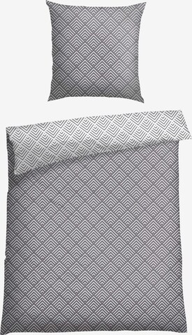 SCHIESSER Duvet Cover 'Mabel' in Grey: front