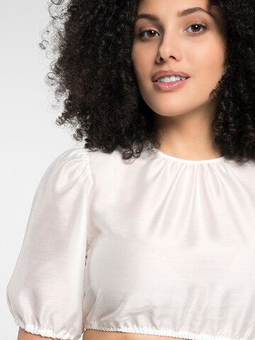 Blouse folklorique 'Felda' SPIETH & WENSKY en blanc