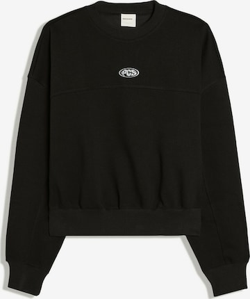 Bershka Tréning póló - fekete: elől